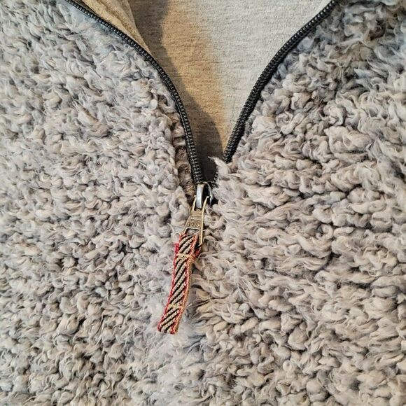 Weatherproof Vintage Women's Frosty Sherpa Pullover, DOLPHIN GREY, Size Small - Picture 11 of 11